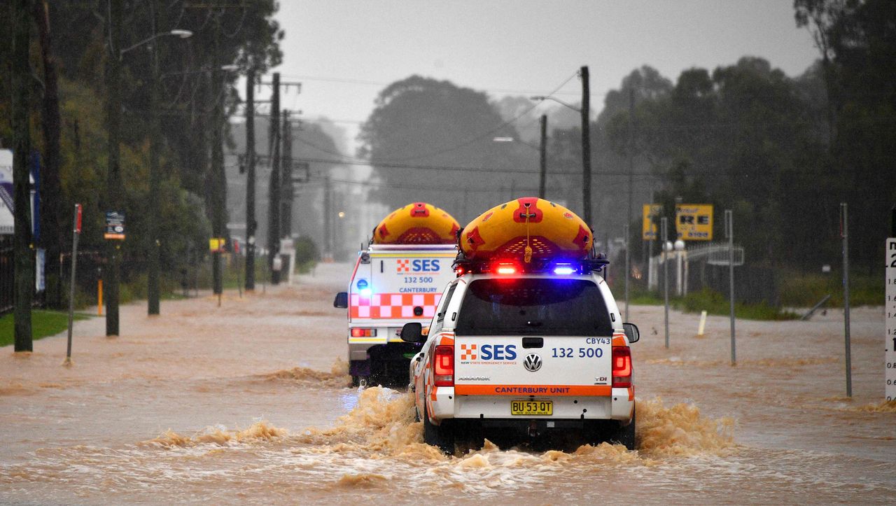 Flooding in Australia: the country's east coast is in emergency