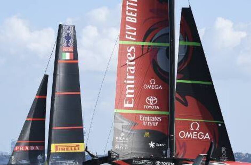 New Zealand holds the America's Cup