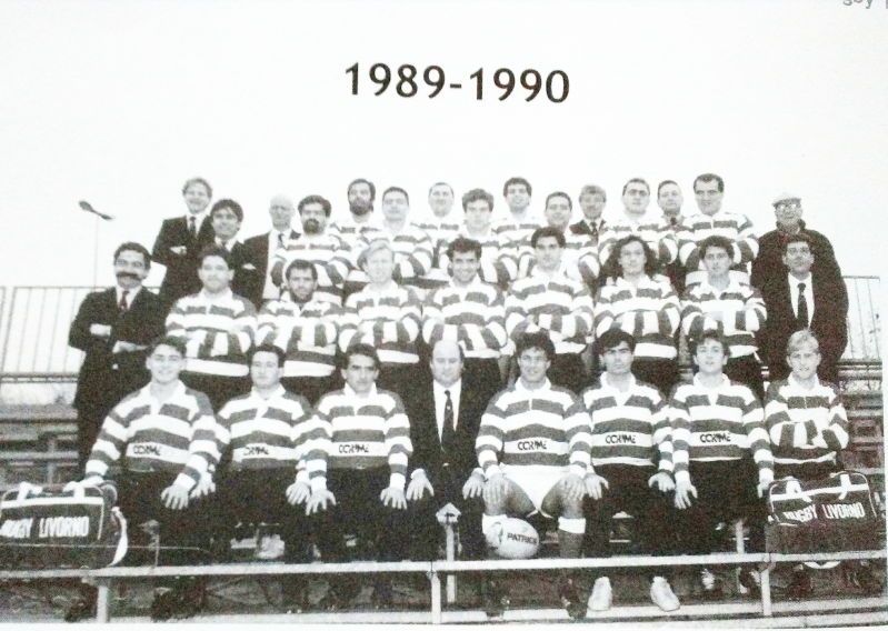'Corime' Livorno rugby team, sixth in A1 in the 8990 season