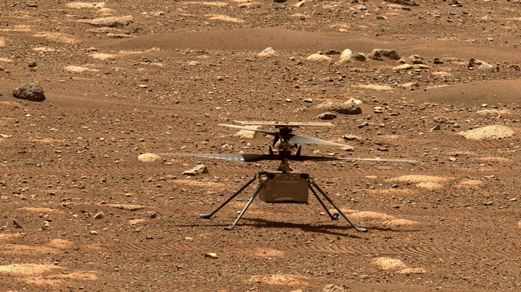 A small NASA helicopter made its first flight to Mars