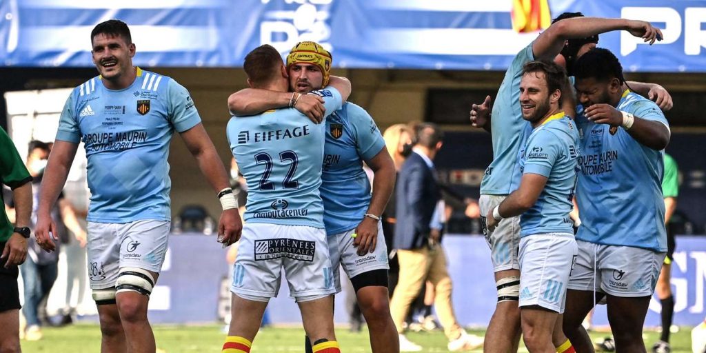 Perpignan climbed to the Top 14 after beating Biarritz in the Pro D2 final