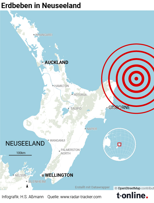 Earthquake off New Zealand – Thousands allowed to go home after tsunami warning