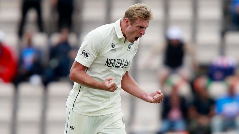 Kyle Jamieson won his five loot out of five wickets in his eighth Test Match appearance