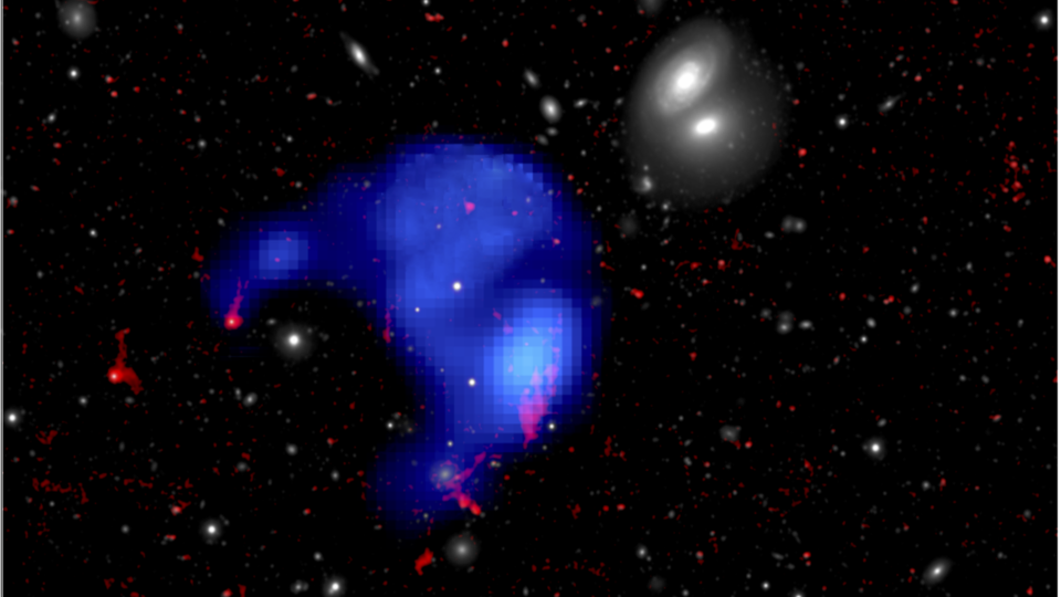 Space: an orphan cloud first observed