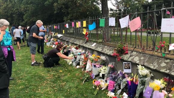 Honoring the victims in the aftermath of the Christchurch attacks in New Zealand.