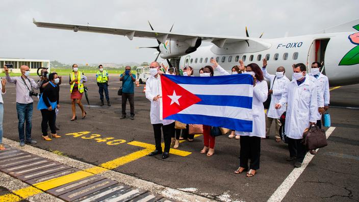 The situation is deteriorating in Martinique, patients are expected to be transferred