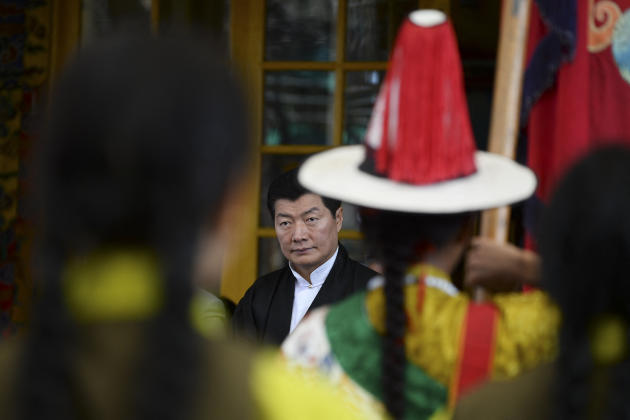 Lobsang Sangai, head of the Tibetan Administration in Exile from 2011 to 2021, in Dharamsala (India), March 10, 2020.