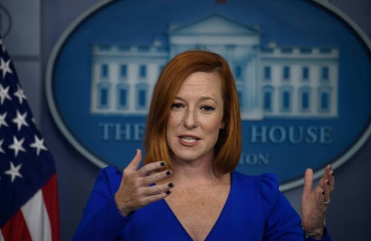 Jane Psaki at the White House, October 27, 2021 (AFP/Nicolas Cam)