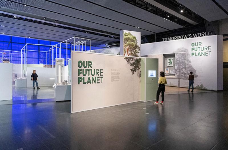 A view of the Our Future Planet exhibit at the Science Museum in London.  © Science Museum Collection