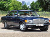 The 450 SEL was registered to the lot by his friend Alain Dominique Perrin, in original condition during the Bonhams sale in 2015. Photo Bonhams