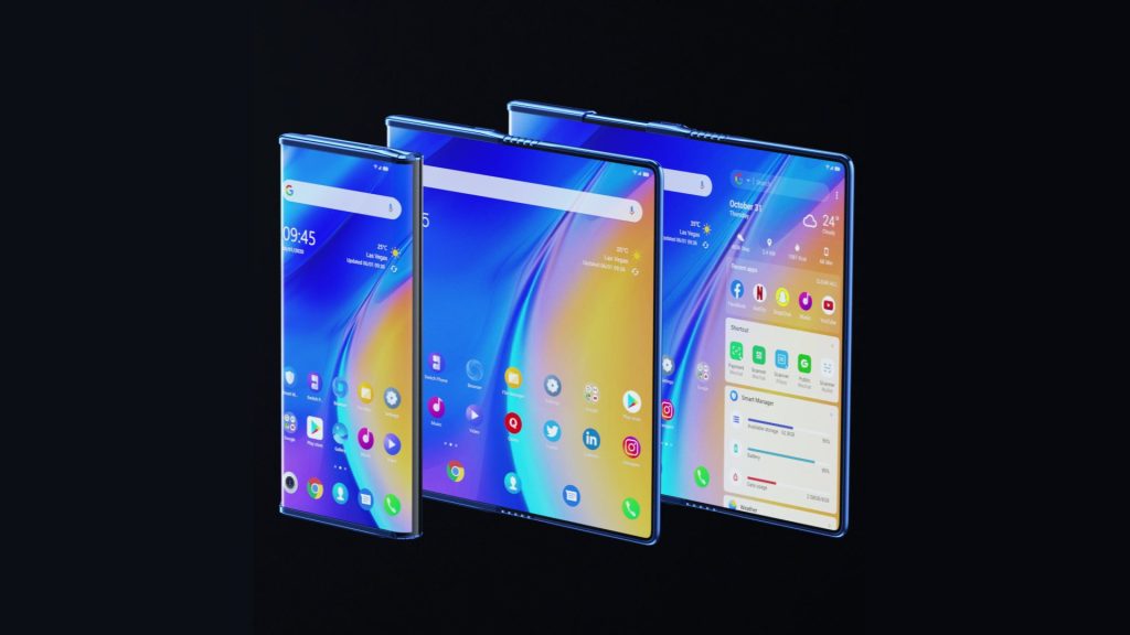 TCL's foldable and expandable smartphone prototype revealed in video