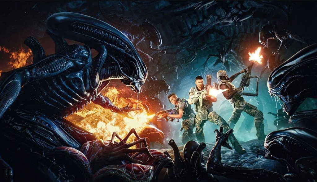 In December, he went looking for Xenomorphs with the new free game