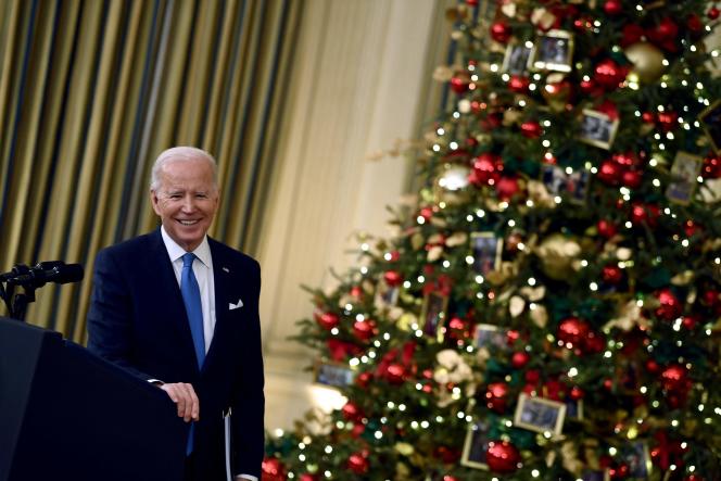 Joe Biden, December 21 at the White House.