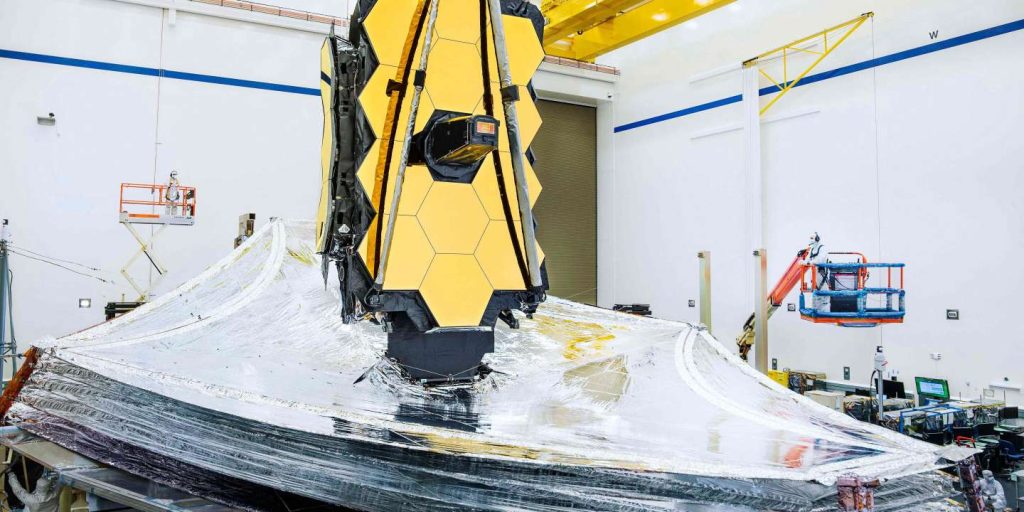 The James Webb Telescope's heat shield has been deployed, a critical step in the mission
