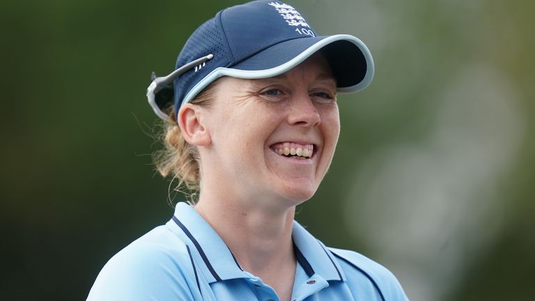 England captain Heather Knight has responded to a ruling allowing backroom staff to serve as emergency defenders at the Women's World Cup