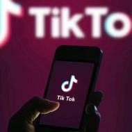 Phone with TikTok on TikTok wallpaper