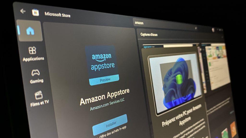 Android apps arrive, Microsoft publishes Amazon Appstore early
