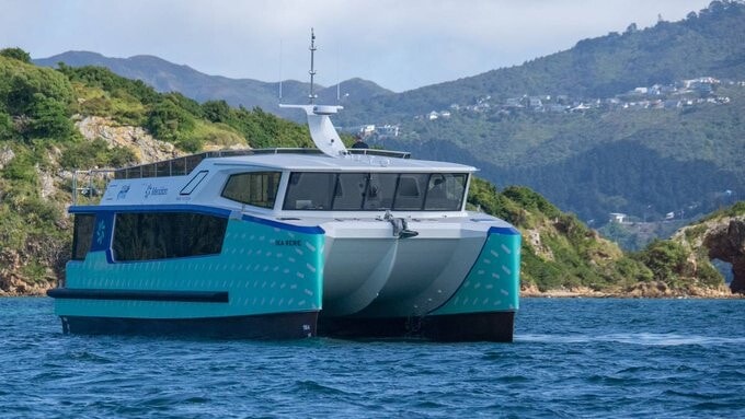 In New Zealand, we set sail for the first 100% electric ferry