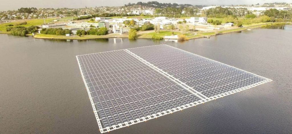 New Zealand: the country's largest floating solar power plant