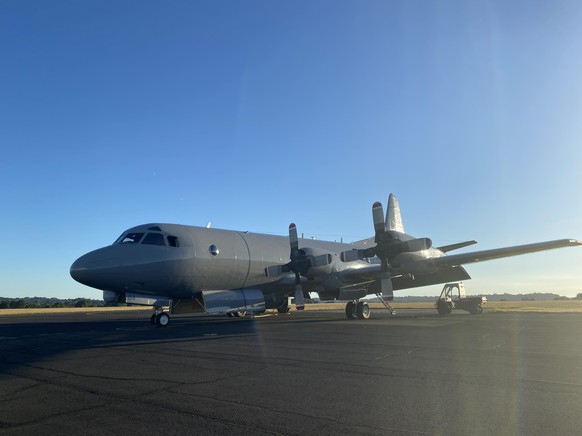 A New Zealand Air Force plane is ready in Auckland to fly to Tonga.