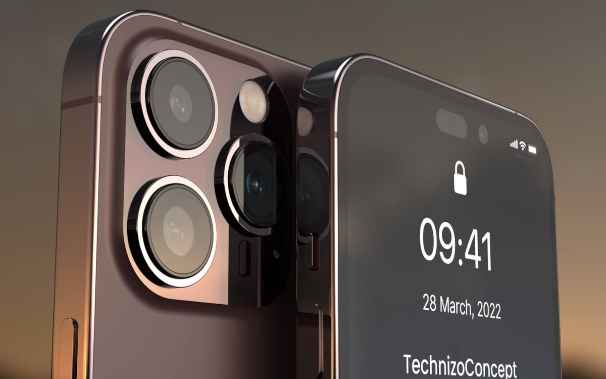 apple iphone 14 pro . concept