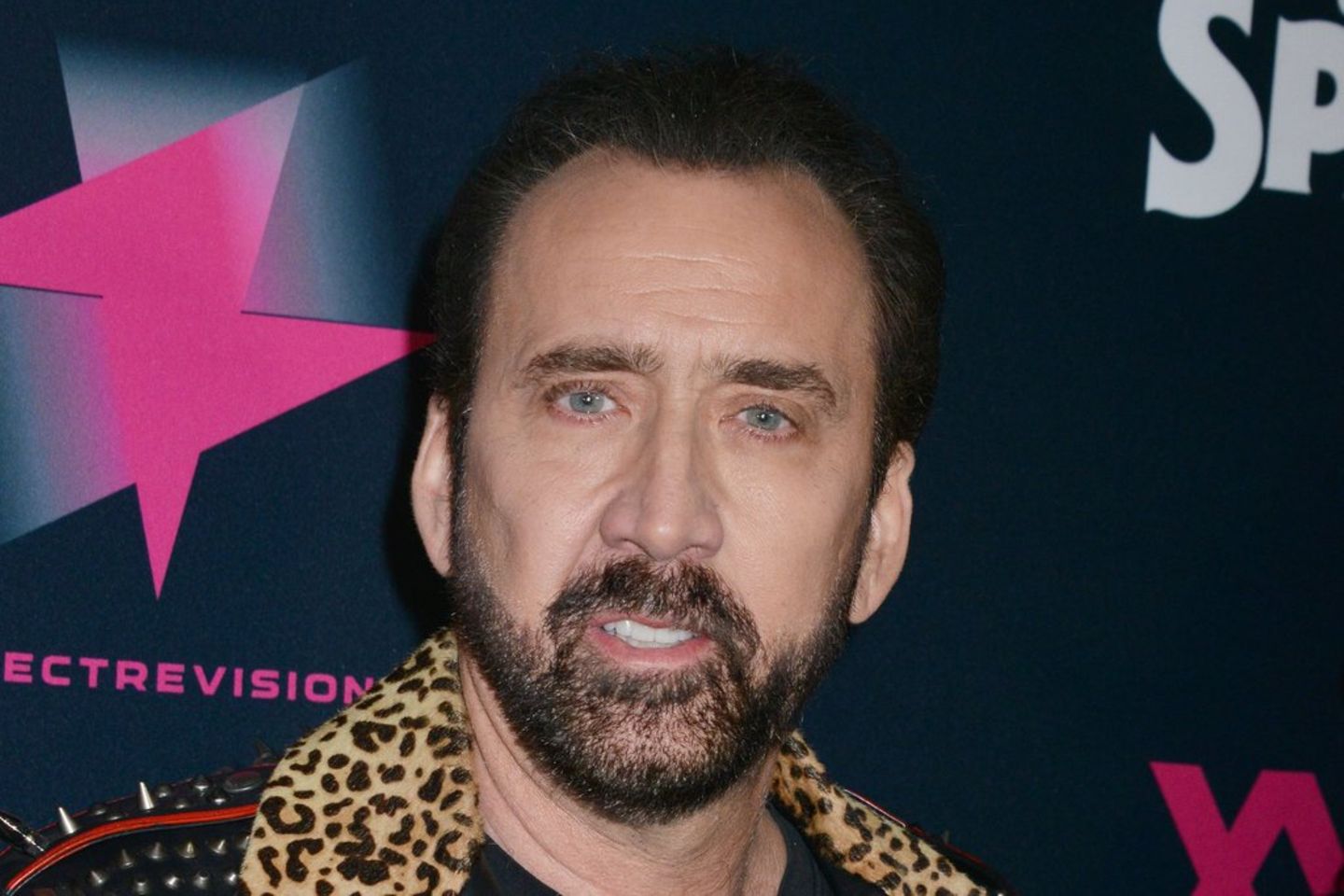 at "huge talent" Nicolas Cage plays a fictional version of himself.