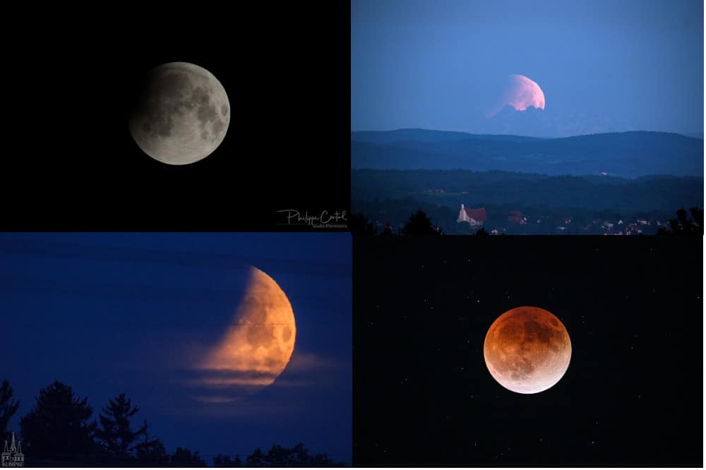 May 2022 lunar eclipse pictures