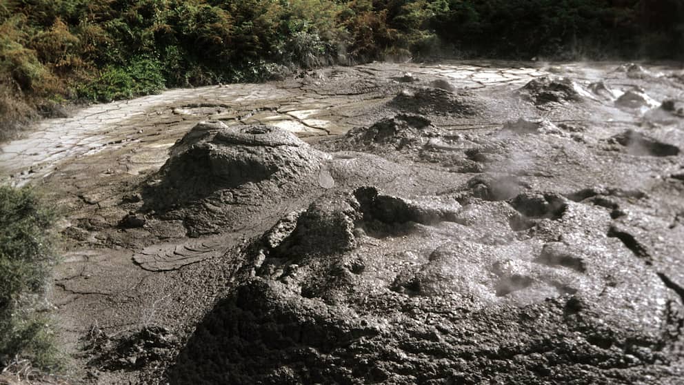 Mud volcano in Rotorua