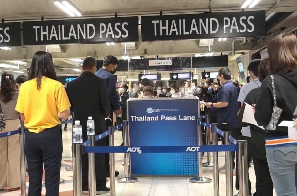 Thailand airport entry permit