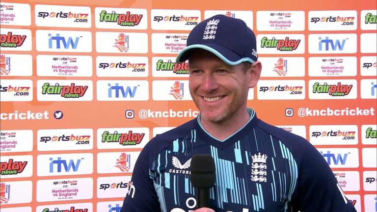England captain Ewen Morgan was delighted with his team's victory in the series