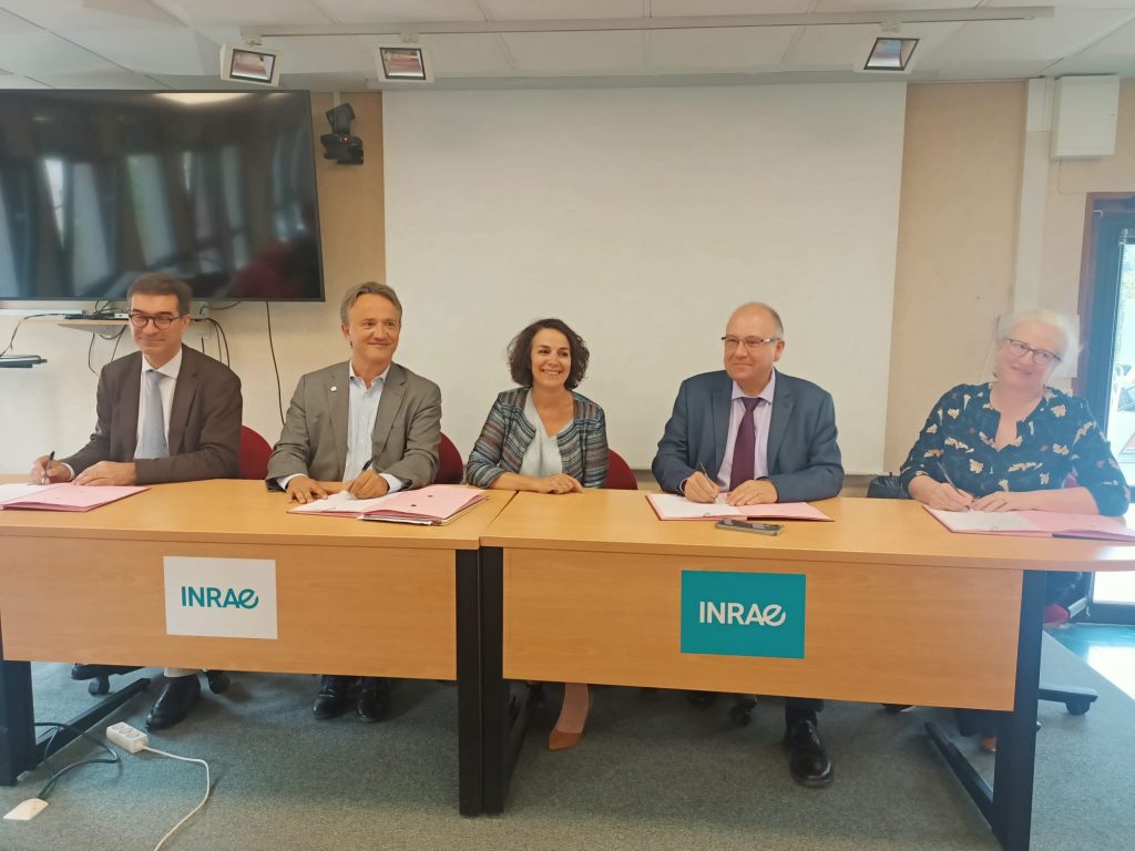 INRAE, UBFC, University of Burgundy and Institut Agro sign Agreement on Objectives and Means