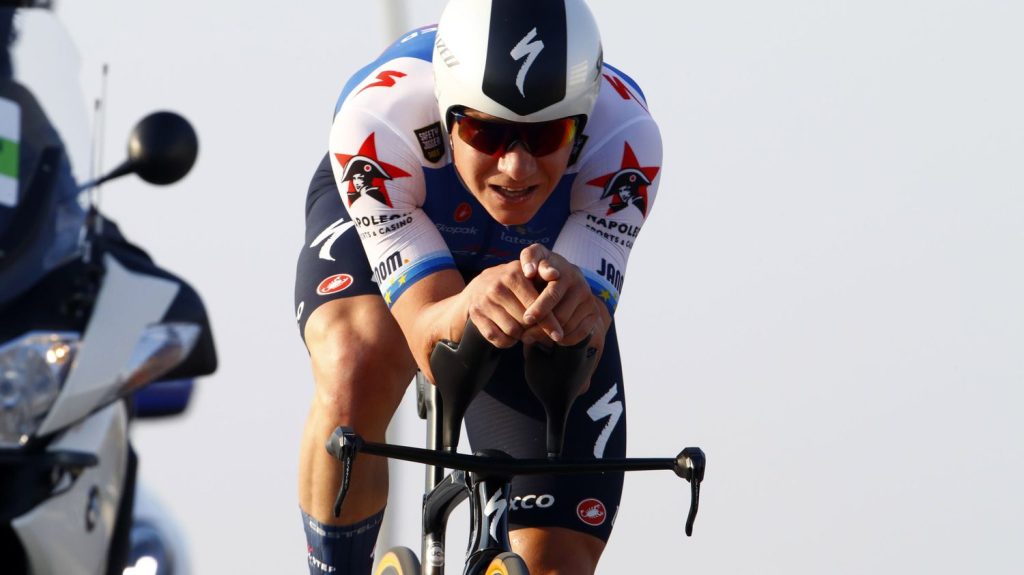 Remco Evenepoel wins the time trial ahead of Geraint Thomas, general classification winner