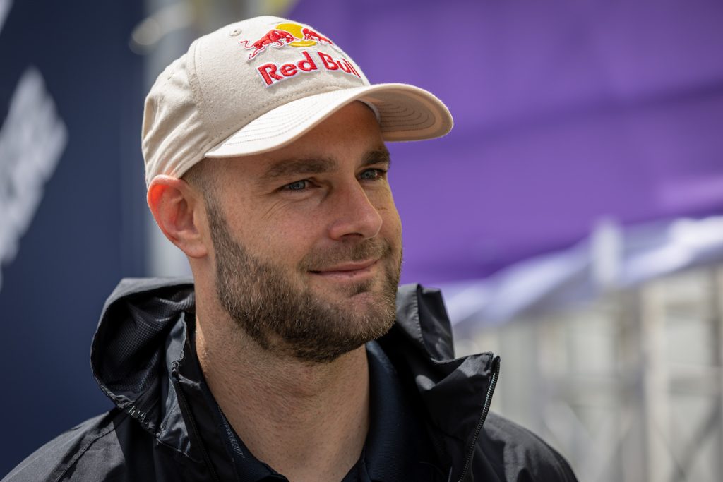 Shane van Gisbergen at the start of Rally New Zealand