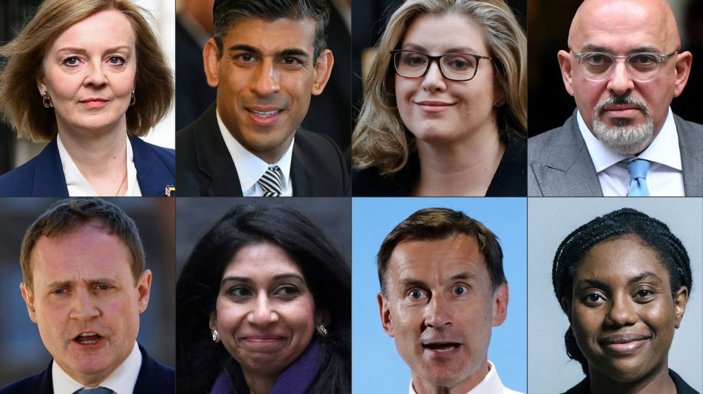 Eight candidates officially in the race to replace Boris Johnson