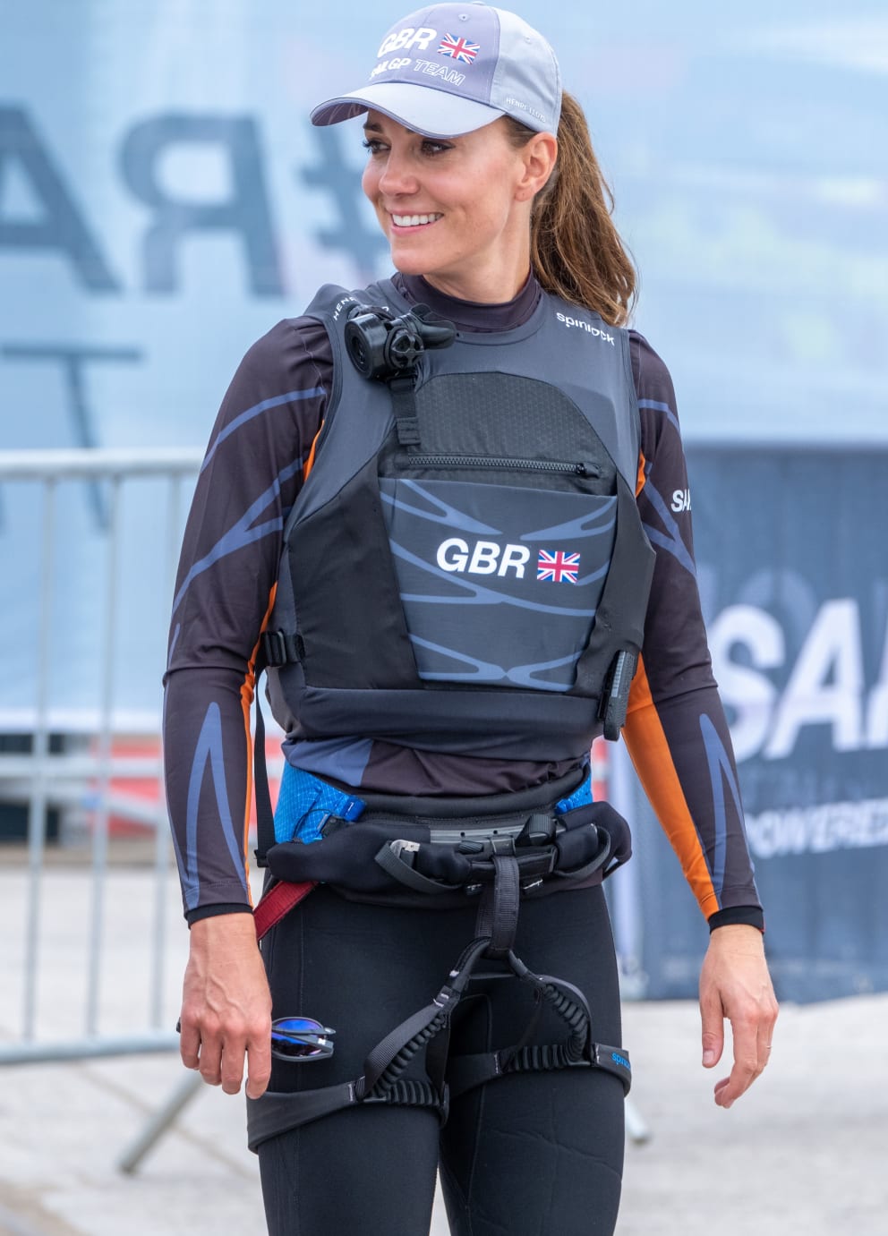 Meanwhile in Plymouth: The Duchess Kate wears a wetsuit before her sailing regatta