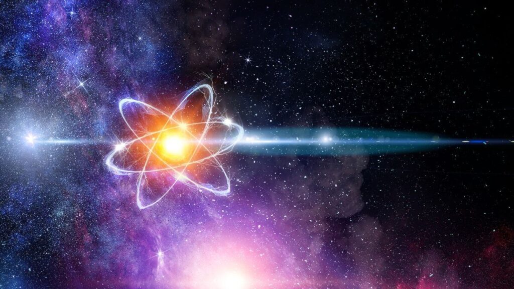 un átomo en el universo