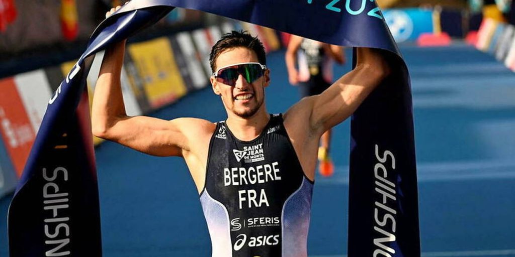European Nations Triathlon Championship: French triple, champion Leo Berger
