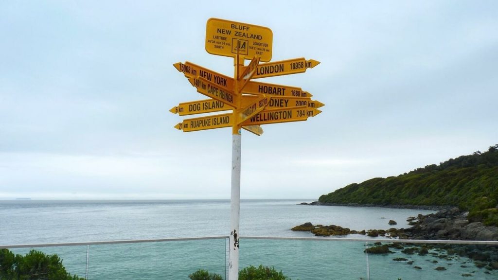 In New Zealand, Bluff, one of the southernmost ports in the world