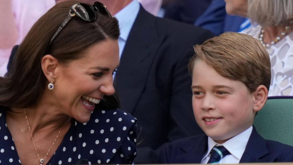 Prince George at the age of nine!  New picture showing him alone