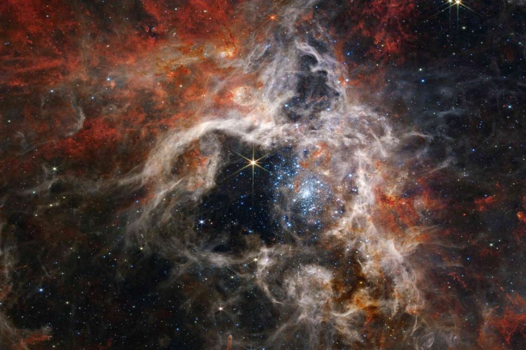 The James Webb Telescope captured the image of the cosmic ‘tarantula’