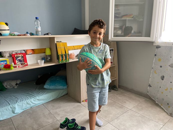 His Excellency Paul, 8 and a half years old, who finally got his room, and who let his parents stay!  
