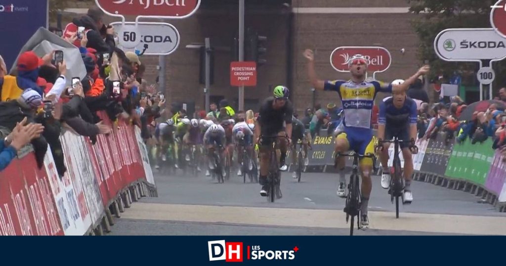 Belgium's Kamiel Bonneu wins stage three of the Tour of Britain (video)