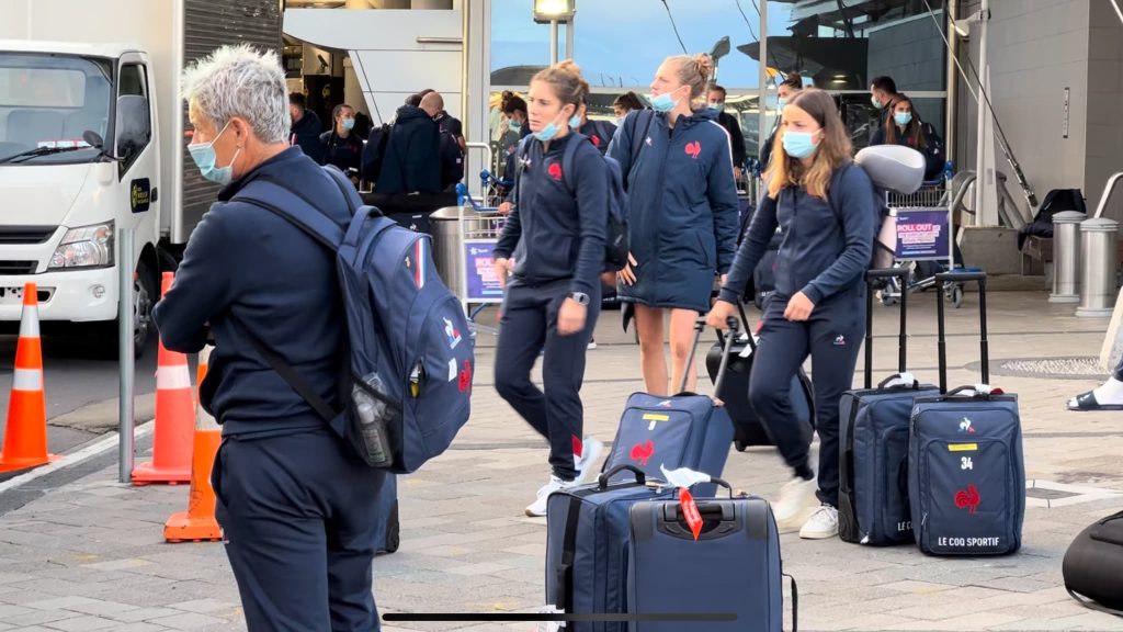 Les Bleues has arrived in New Zealand
