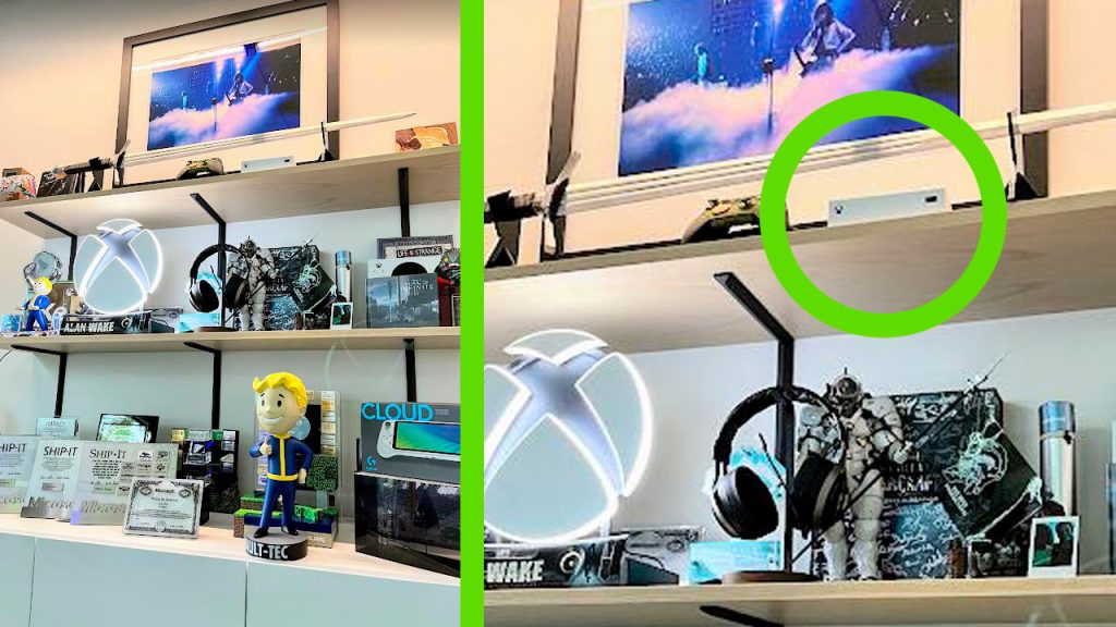 A mysterious new Xbox item spotted on Phil Spencer's shelf |  Xbox One
