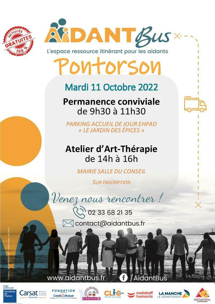 Art Therapy Workshop Town Hall (Council Hall) Pontorson Tuesday 11 October 2022