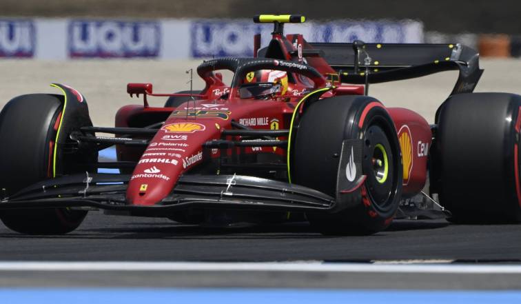 Carlos Sainz (Ferrari) set the fastest time in the first free practice of the Mexican Grand Prix
