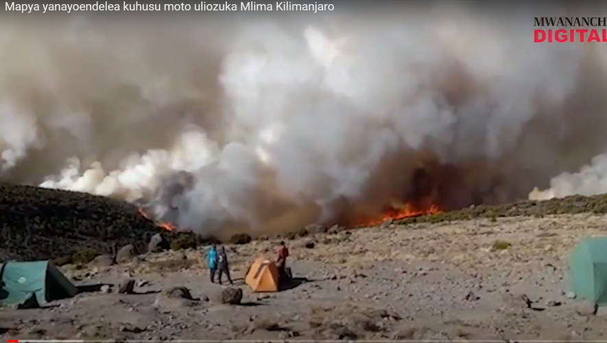Fire in Tanzania: Gorgeous photos of the fire ravaging the slopes of Kilimanjaro