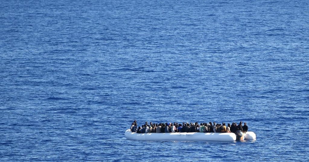 Migrants refuse to be rescued by the Greek coast guard in the Ionian Sea