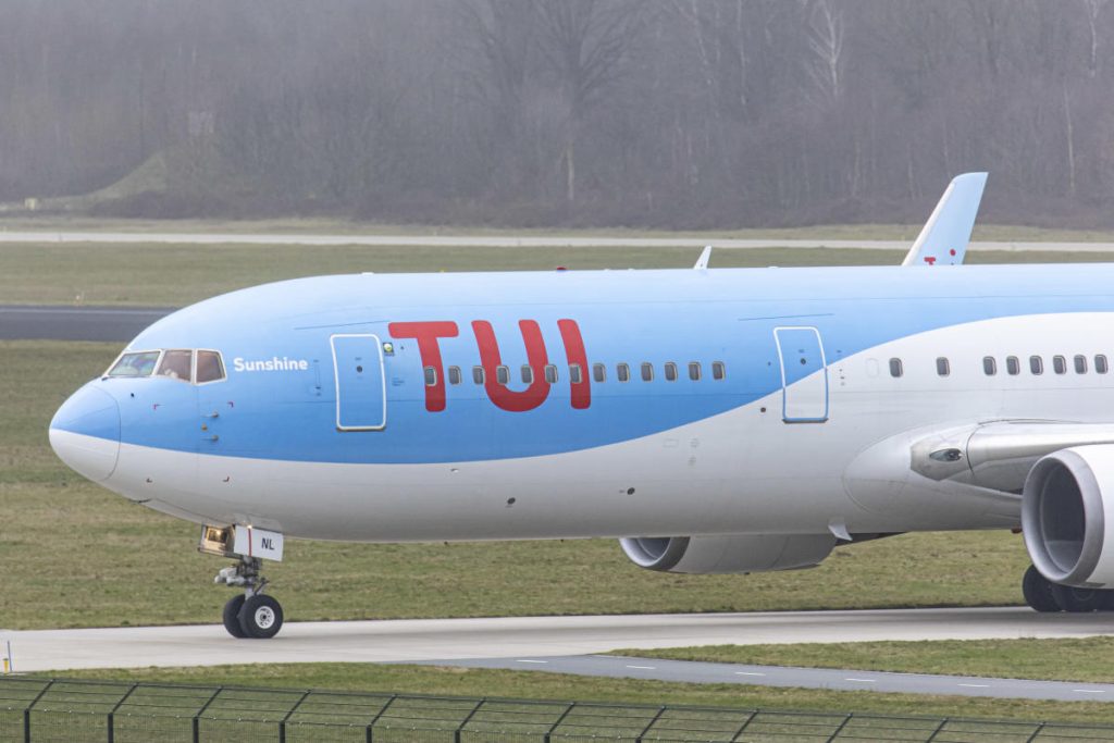 Passengers on a TUI flight face a difficult ordeal