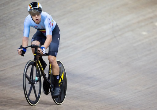 Track Cycling World Championships - Jules Hesters starts the race with 15th place at Ground Zero